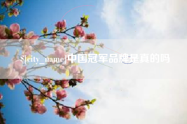 淮南中国冠军品牌是真的吗