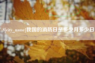 淮南我国的消防日是多少月多少日
