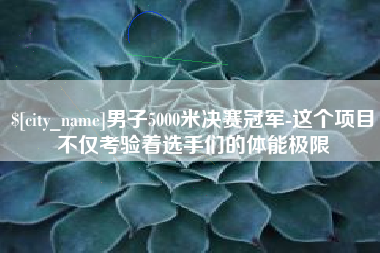 淮南男子5000米决赛冠军-这个项目不仅考验着选手们的体能极限