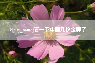 淮南看一下中国几枚金牌了