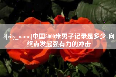 淮南中国5000米男子记录是多少-向终点发起强有力的冲击