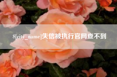 淮南失信被执行官网查不到
