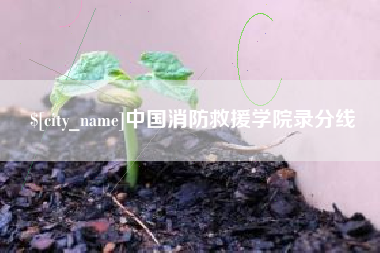 淮南中国消防救援学院录分线