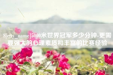 淮南5000米世界冠军多少分钟-更需要强大的心理素质和丰富的比赛经验