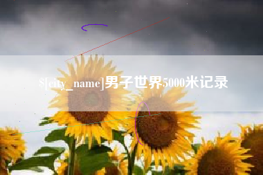 淮南男子世界5000米记录