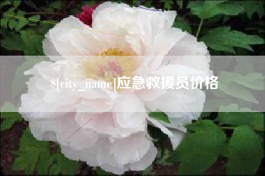淮南应急救援员价格