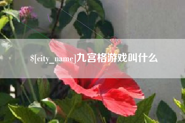 淮南九宫格游戏叫什么