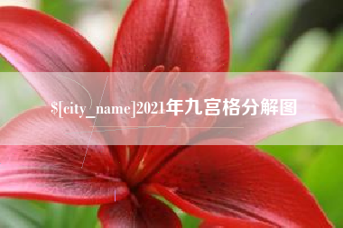 淮南2021年九宫格分解图