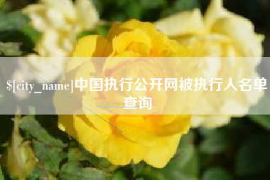 淮南中国执行公开网被执行人名单查询