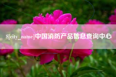 淮南中国消防产品信息查询中心