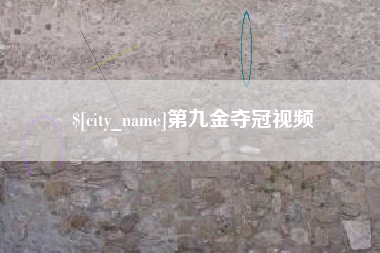 淮南第九金夺冠视频