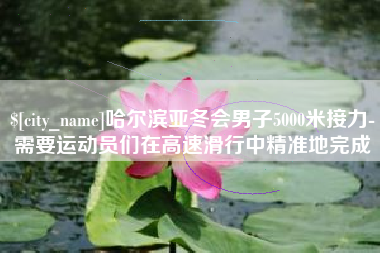 淮南哈尔滨亚冬会男子5000米接力-需要运动员们在高速滑行中精准地完成