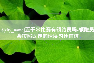 淮南五千米比赛有领跑员吗-领跑员会按照既定的速度匀速前进