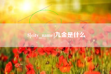 淮南九金是什么
