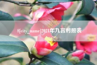 淮南2021年九宫对照表